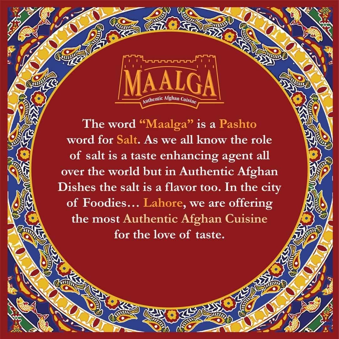 Maalaga Restaurant - Afghani and Desi Food 1 About Maalga chaskaclub